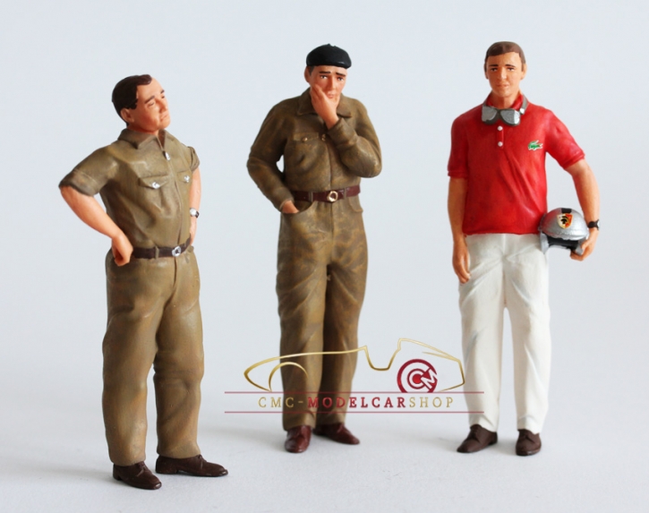 Figutec Set Graf Berghe v. Trips, 3 Figuren 1:18, 1961
