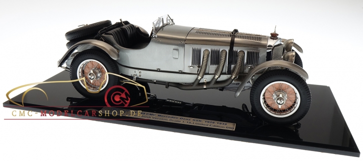 CMC Mercedes-Benz SSK, 1930 sans vernis incl. Vitrine
