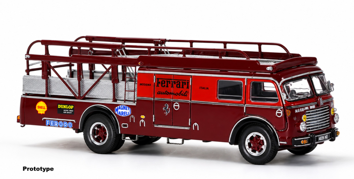 CMC Ferrari Renntransporter, Typ Fiat 642 RN2 Bartoletti, 1957, 1:64