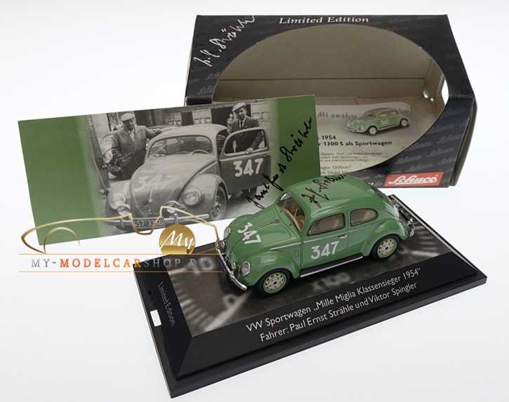 Schuco VW Käfer, sign. Paul Ernst Strähle