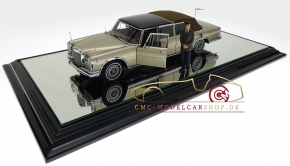 CMC Mercedes-Benz 600 Landaulet incl. Vitrine + Figure
