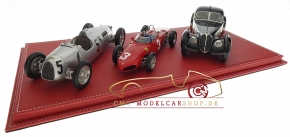 Atlantic Vitrine Mulhouse Leder Rot 1:12 Modelle