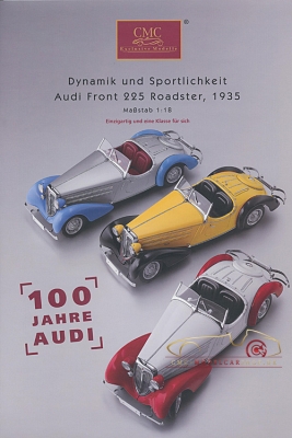 CMC model car brochure Audi Front 225 Roadster,1935
