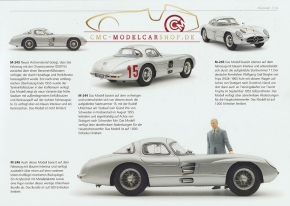 CMC Modell Prospekt Mercedes-Benz 300 SLR Uhlenhaut Coupé