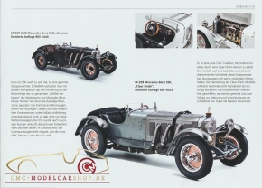 CMC Modell Prospekt Mercedes-Benz SSK, 1928-1932