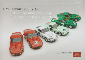 CMC modèles brochure Ferrari 250 GTO, RHD