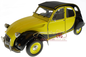 IXO Premium X Citroen 2CV Charleston Gelb/Schwarz, 1:8