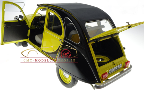 IXO Premium X Citroen 2CV Charleston Gelb/Schwarz, 1:8