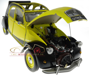 IXO Premium X Citroen 2CV Charleston Gelb/Schwarz, 1:8