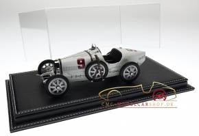 CMC Bugatti T35 #9 GP Deutschland incl. Atlantic Vitrine