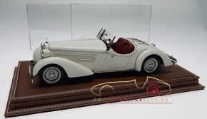 Atlantic Vitrine Mulhouse Leder Braun 1:18 Modelle
