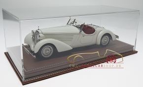 Atlantic vitrine Mulhouse leather brown, 1:18 model cars