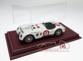Atlantic Vitrine Mulhouse Leder Burgund 1:18 Modelle