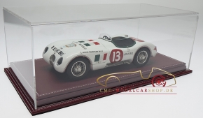 Atlantic Vitrine Mulhouse Leder Burgund 1:18 Modelle