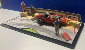 Diorama CMC-Maserati 250F’s Wild Ride