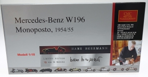 CMC Mercedes-Benz W196, Hans Herrmann, Signature Édition Diorama