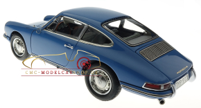 CMC Porsche 901 (Serie) 1964 emailbleu, l'interieur cuir gris