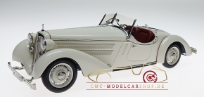 CMC Audi Front 225 Roadster, 1935, weiss, Leder rot, Jubiläumsmodell in Sonderverpackung "100 Jahre Audi"