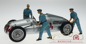 Figutec Set 3 Figuren Mechaniker Auto-Union 1:18
