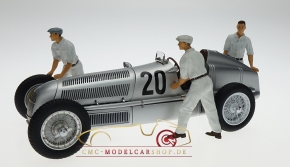 Figutec set figures 3 mechanics Mercedes 1:18