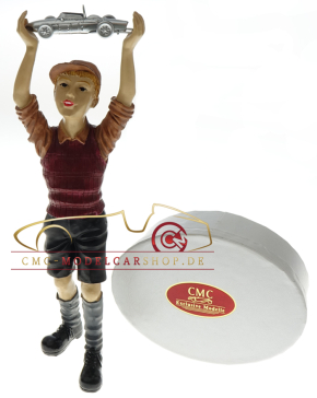 Figur Boy "VIVE LES CMC", shirt red with  CMC Ferrari Dino 156 F1