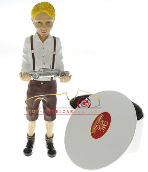 Figur Boy "VIVE LES CMC" with Ferrari Dino 156 F1