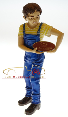 Figure Boy Mechanic shirt yellow "VIVE LES CMC"