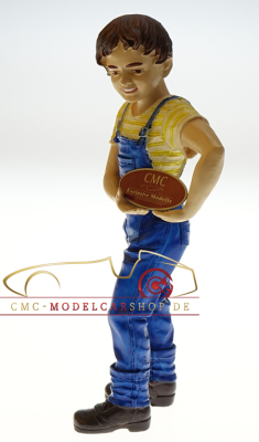 Figur Junge Mechaniker Shirt GELB "VIVE LES CMC"