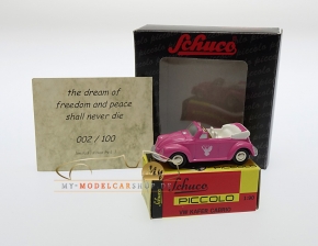 Schuco Piccolo VW Käfer Cabrio Peace, Fake