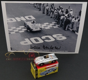 Schuco Piccolo Porsche Spyder signiert Hans Herrmann