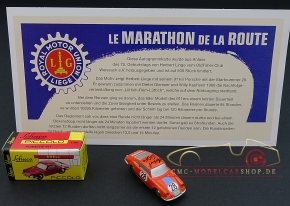 Schuco Piccolo Porsche 911 Marathon de la Route 1968 signiert Herber Linge